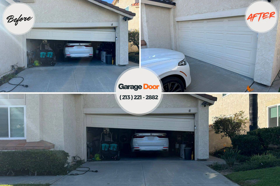 Before and after: garage door repair near me Oak Hill